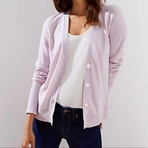 LOFT signature v neck cardigan